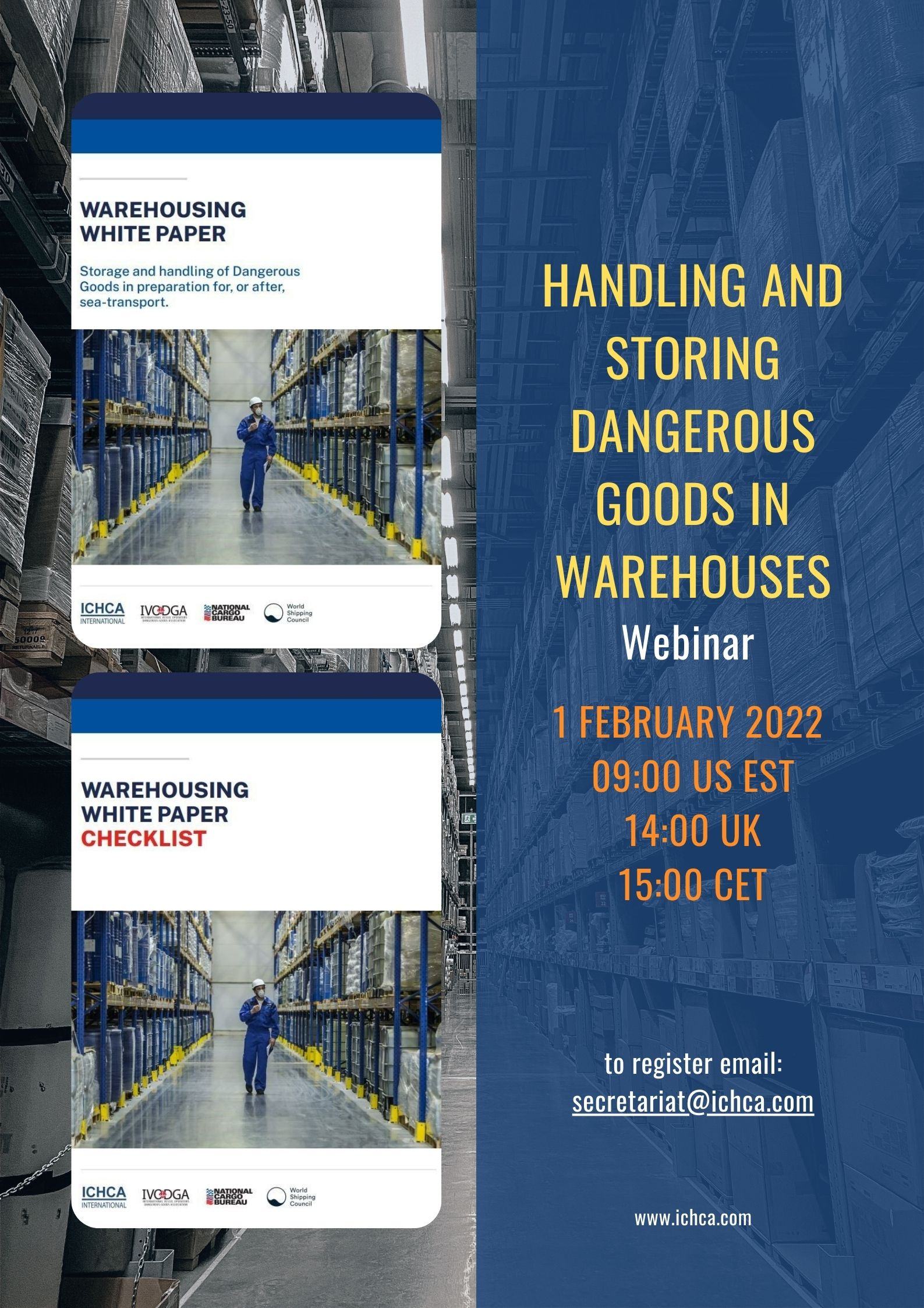 HANDLING AND STORING DANGEROUS GOODS IN WAREHOUSES Programme Cover